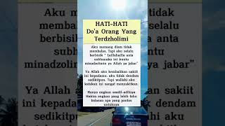 Hati Hati Doa Orang Terzalimi edukasi motivation quotes doa amalan zalim