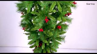 Hinged Fraser Fir Artificial Fir Chritmas Tree Holiday Decoration W1,250 Lush Branch Tips -Sarika