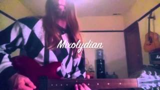 Fretless guitar improvisation using all 7 modes of the major scale