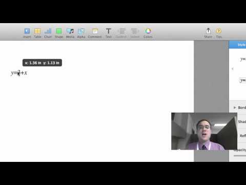 How To: Write Math Equations with Grapher for Mac