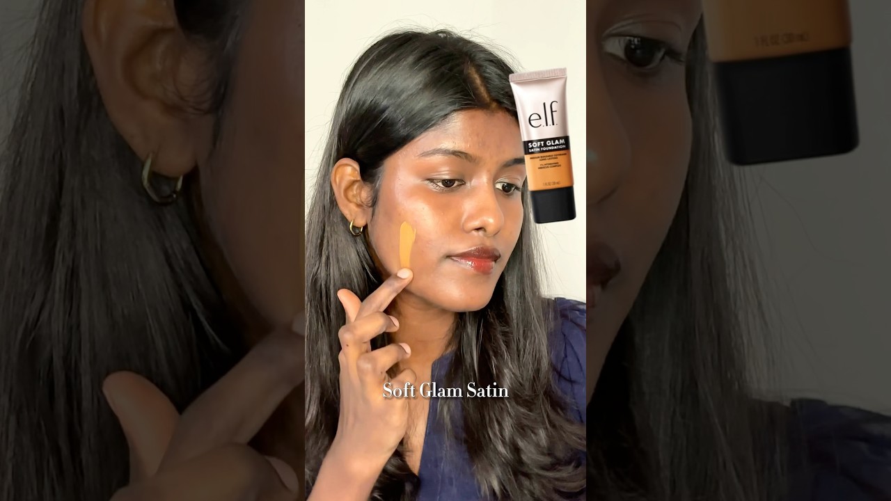 Elf soft glam satin foundation - 45 Tan warm - A mini review 