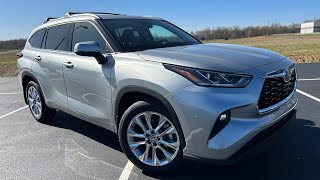 2023 Toyota Highlander Limited Turbo AWD POV Test Drive & Review