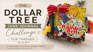 🌳Dollar Tree 🌳 Junk Journal Challenge Flip Through 