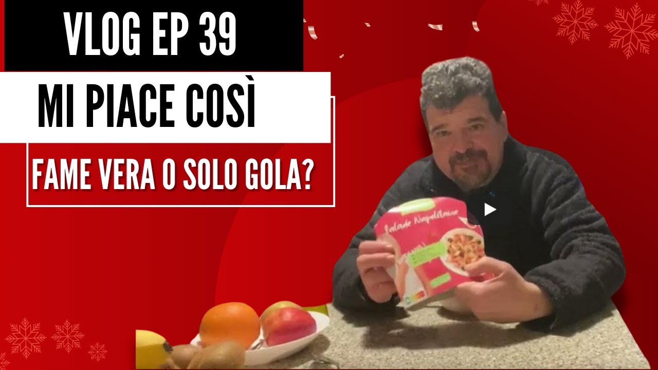 Copertina: Vlog ep 39 Dieta mi piace così Fame vera o solo gola? 🍽️