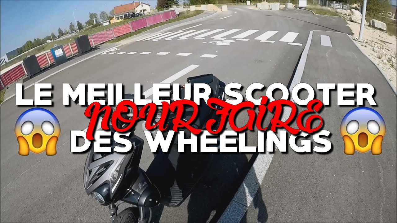 STUNT MBK 2016 LE MEILLEUR SCOOTER POUR FAIRE DES  WHEELING !