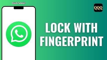 HOW TO LOCK WHATSAPP WITH FINGERPRINT