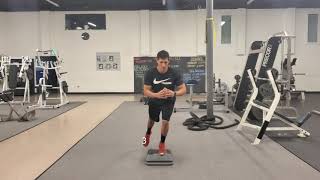 3 point touch (Single leg balance)