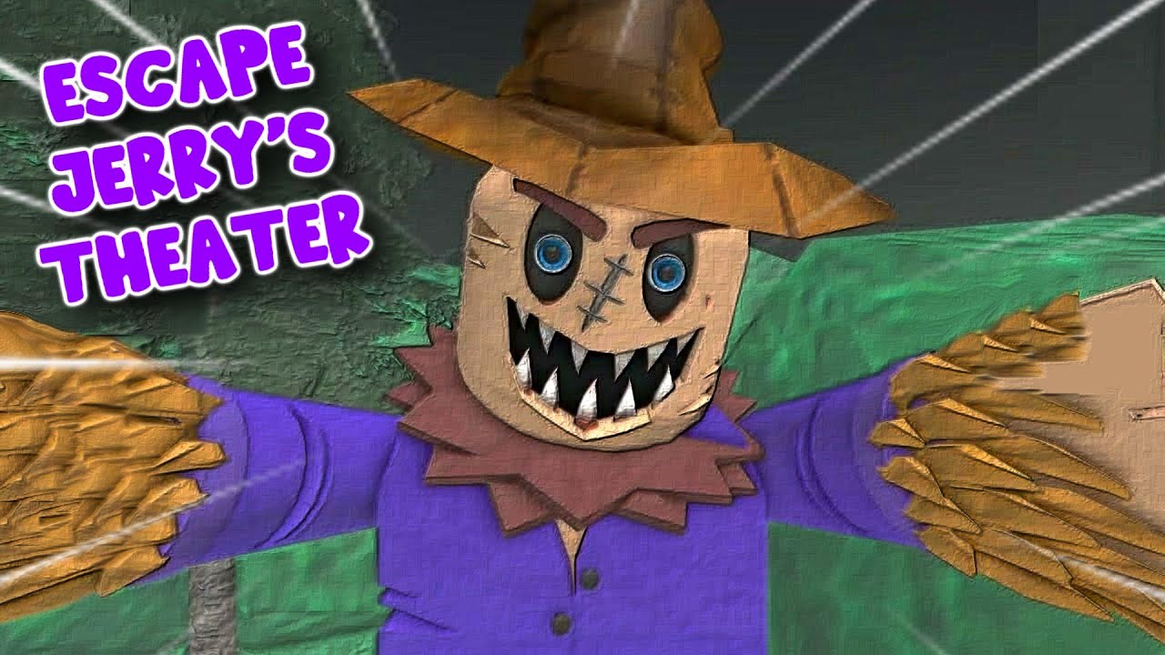 ESCAPE JERRY'S THEATER (SCARY OBBY) ! Full Walkthrough