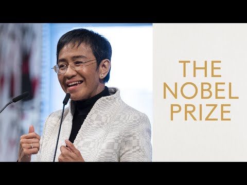 Nobel Prize lecture: Maria Ressa, Nobel Peace Prize 2021 thumbnail