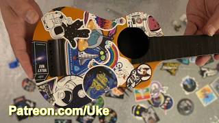 Ukulele Sticker BOMB - Rocket Man Edition