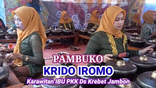 PAMBUKO‼️All Artis Karawitan IBU PKK Krido Iromo Krebet Jambon Ponorogo