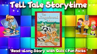 Read-along Classic Tale "The Gingerbread Boy" with Quiz & Fun Facts  (Gingerbread Man)