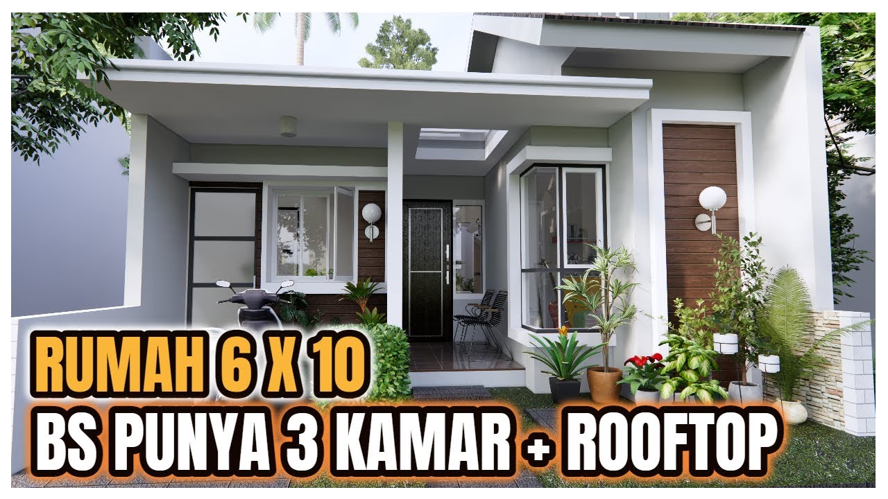⁣Salah Satu Rumah 6x10 Terkeren - Rumah Di Perkampungan Bs Sekeren Ini -