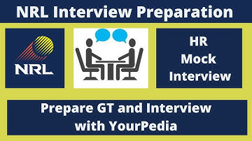 NRL HR Mock Interview | NRL Interview Preparation |HR Questions for NRL  Interview| NRL HR Interview