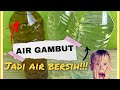 Menjernihkan air gambut  vlog 10 