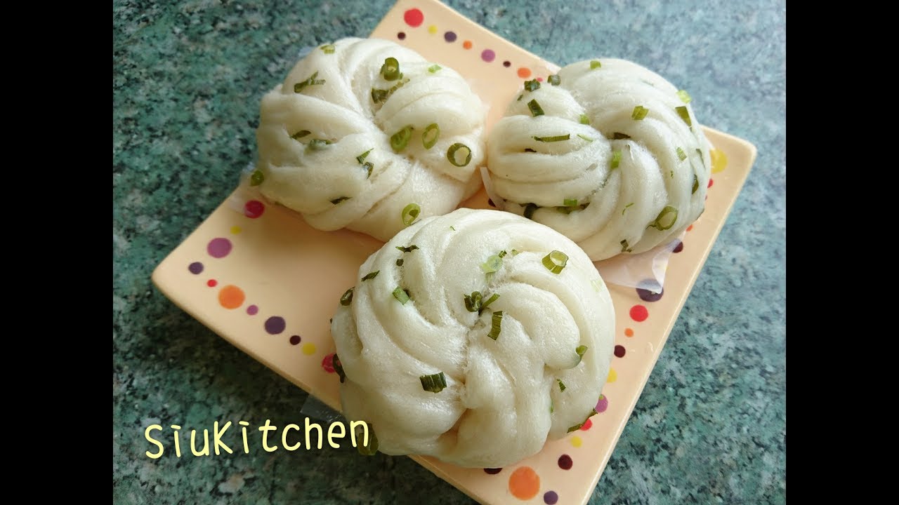 Eng Recipe How To Make Spring Onion Steamed Bun 葱花卷 Youtube