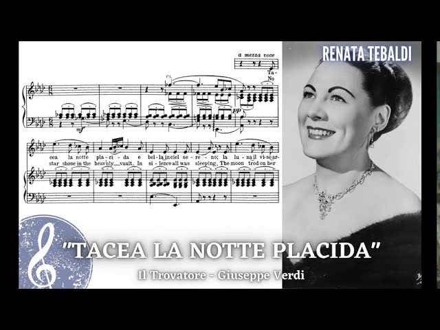 Assista a "Tacea la notte placida" Il Trovatore - Renata Tebaldi (live 1966) HD no YouTube Assista a "Tacea la notte placida" Il Trovatore - Renata Tebaldi (live 1966) HD no YouTube
