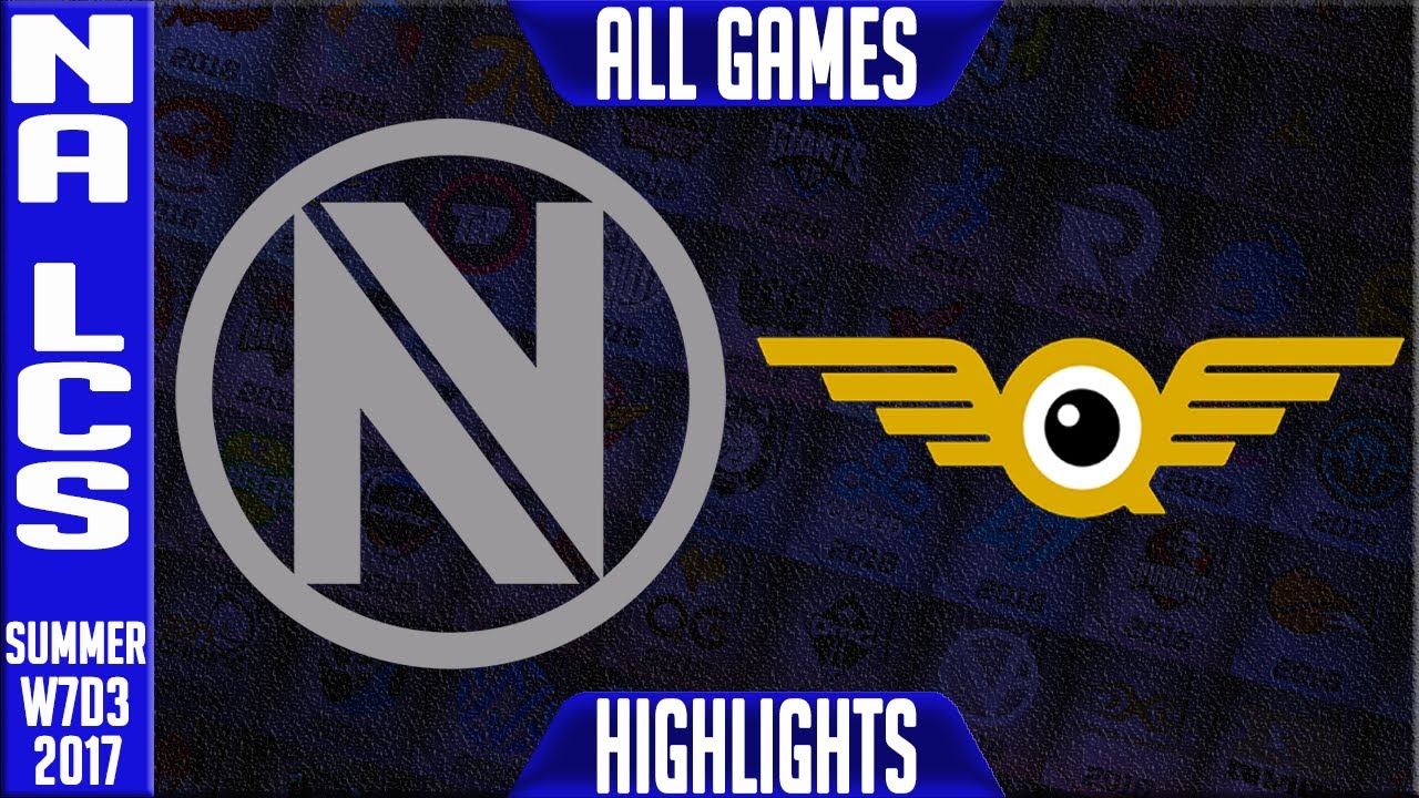 Team Envy vs FlyQuest Highlights ALL GAMES Week 7 NA LCS Summer 2017 NV vs FLY