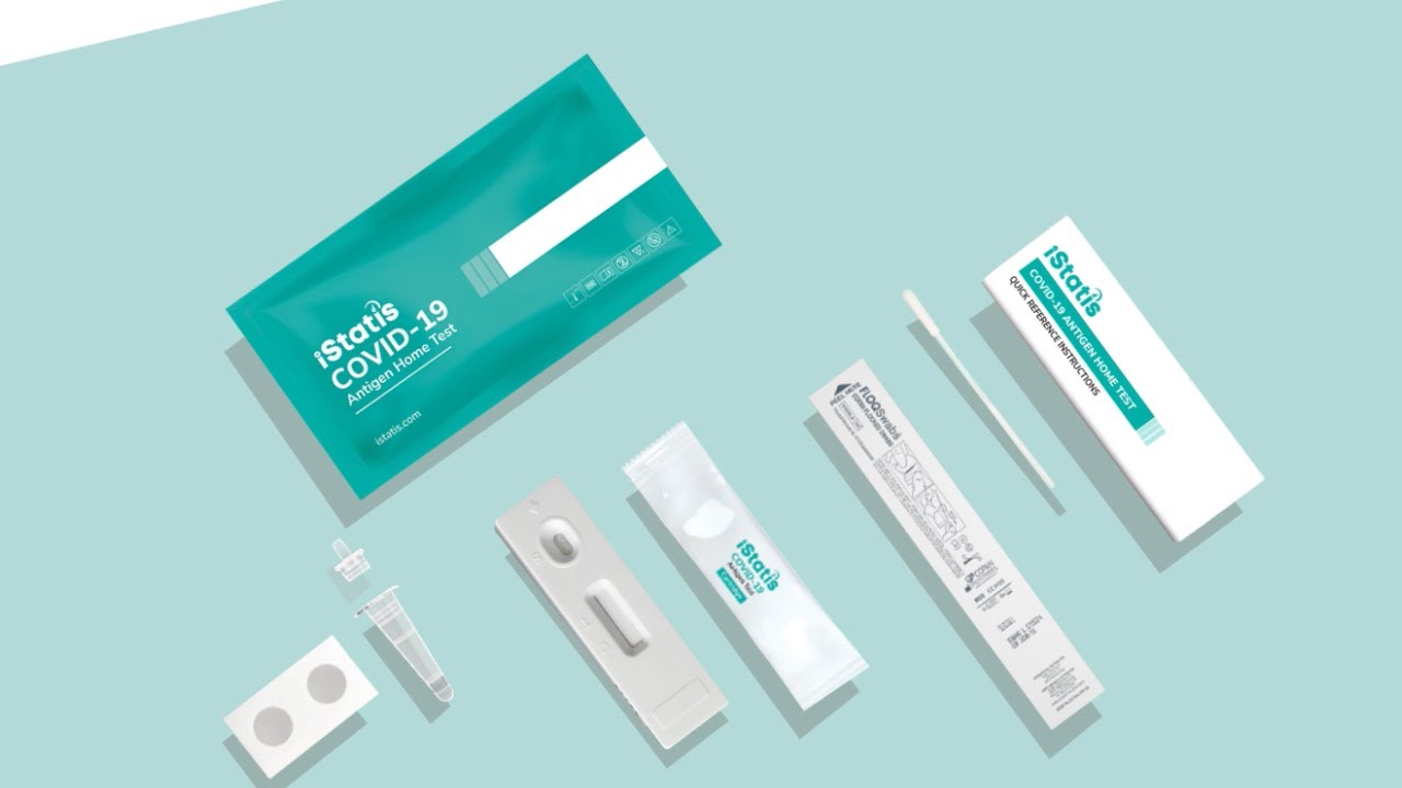 Effectuer le test antigénique COVID-19 à la maison iStatis - iStatis Cassette