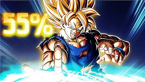 INCREDIBLE STANDBY SKILL!!!!! 55% LR SSJ3 Goku and SSJ2 Vegeta Showcase [DBZ DOKKAN BATTLE]