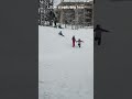 First Snow, First Smile? #SnowMagic #PureJoy