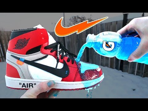 BLUE GATORADE OFF WHITE JORDAN 1 