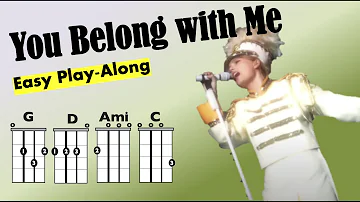 You Belong with Me *Taylor's Version* (Taylor Swift) EASY Ukulele play-along