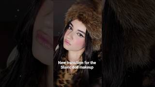 New transition for the Slavic doll makeup trend ✨️ #slavic #makeup