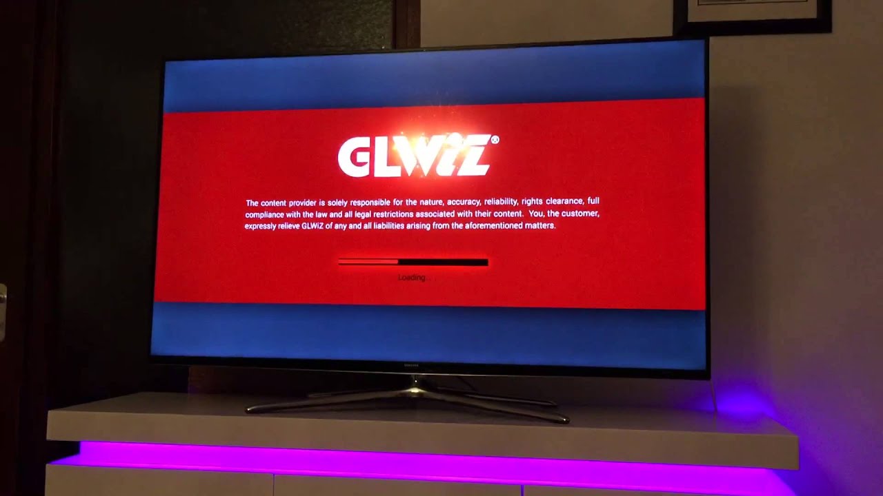 issues with glwiz app in samsung tv
