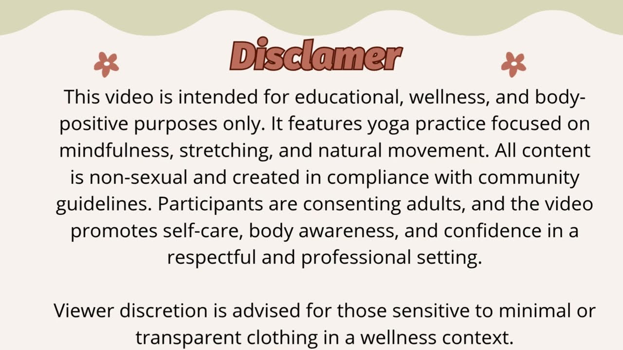 TRANSPARENT YOGA Experience with me in 4K USA