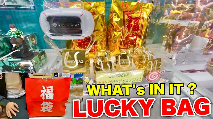 WHAT’S IN THE CLAW MACHINE'S LUCKY BAG?