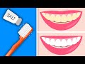 Turn Your Yellow Teeth Pearly White (2 Minutes)