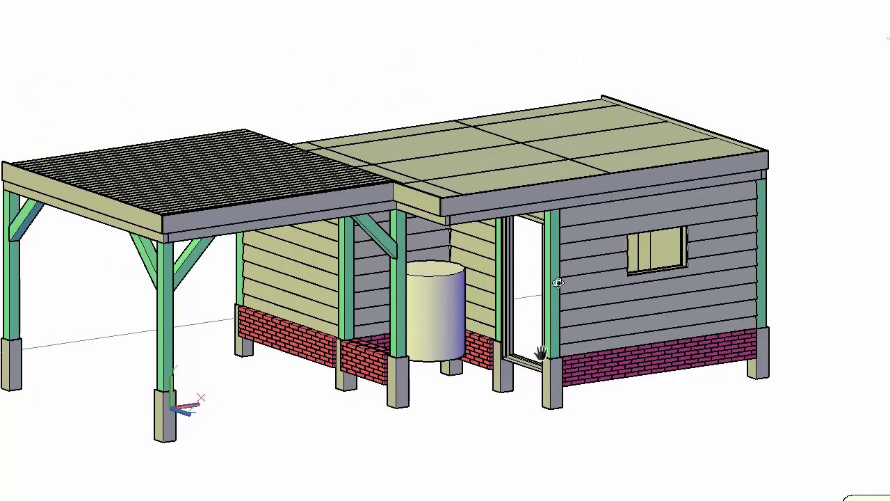 trommel heks patroon Overkapping maken voor tuin of terras [LOW BUDGET]