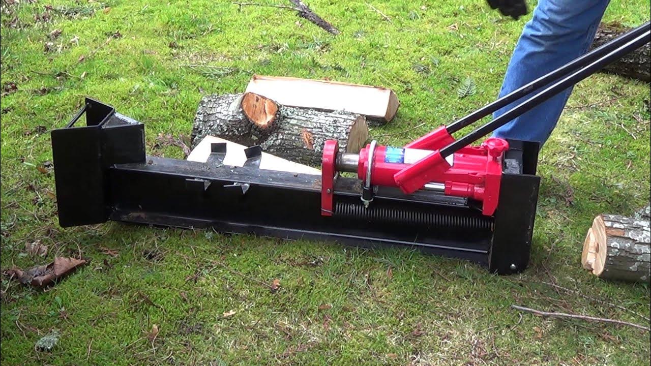 Harbor Freight Hydraulic Log Splitter Review  Is This Homestead Firewood  $150 Tool Worth It? 