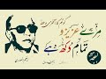 Gautam ka akhri waaz  mere azizo tamam dukh hai nazm  sad shayari  aslam ansari  urdu poetry