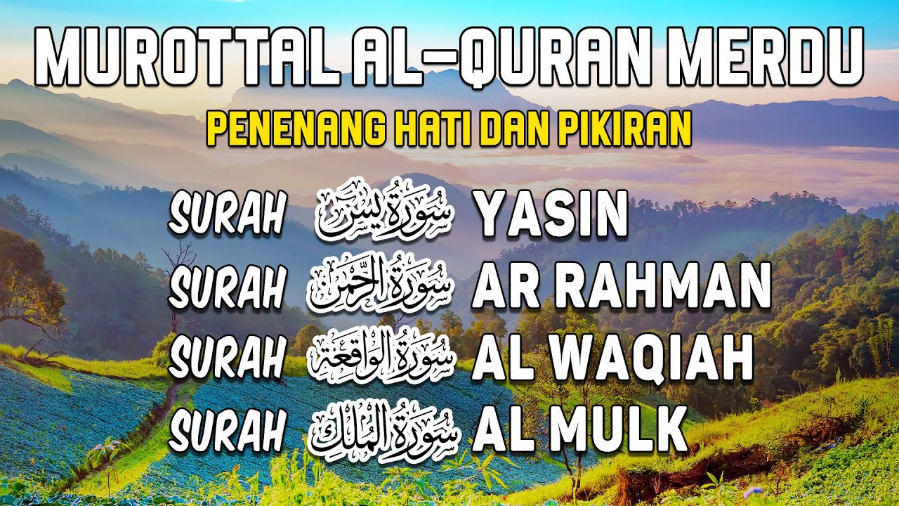 Bacaan Al Quran Merdu | Surah Yasin, Ar Rahman, Al Waqiah, Al Mulk I Ayoub Mus'ab