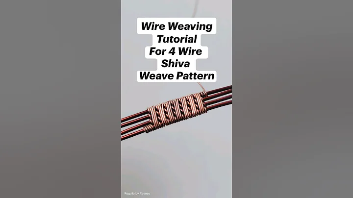 Free Wire Weaving Pattern Tutorial for 4 Wire Shiva Weave