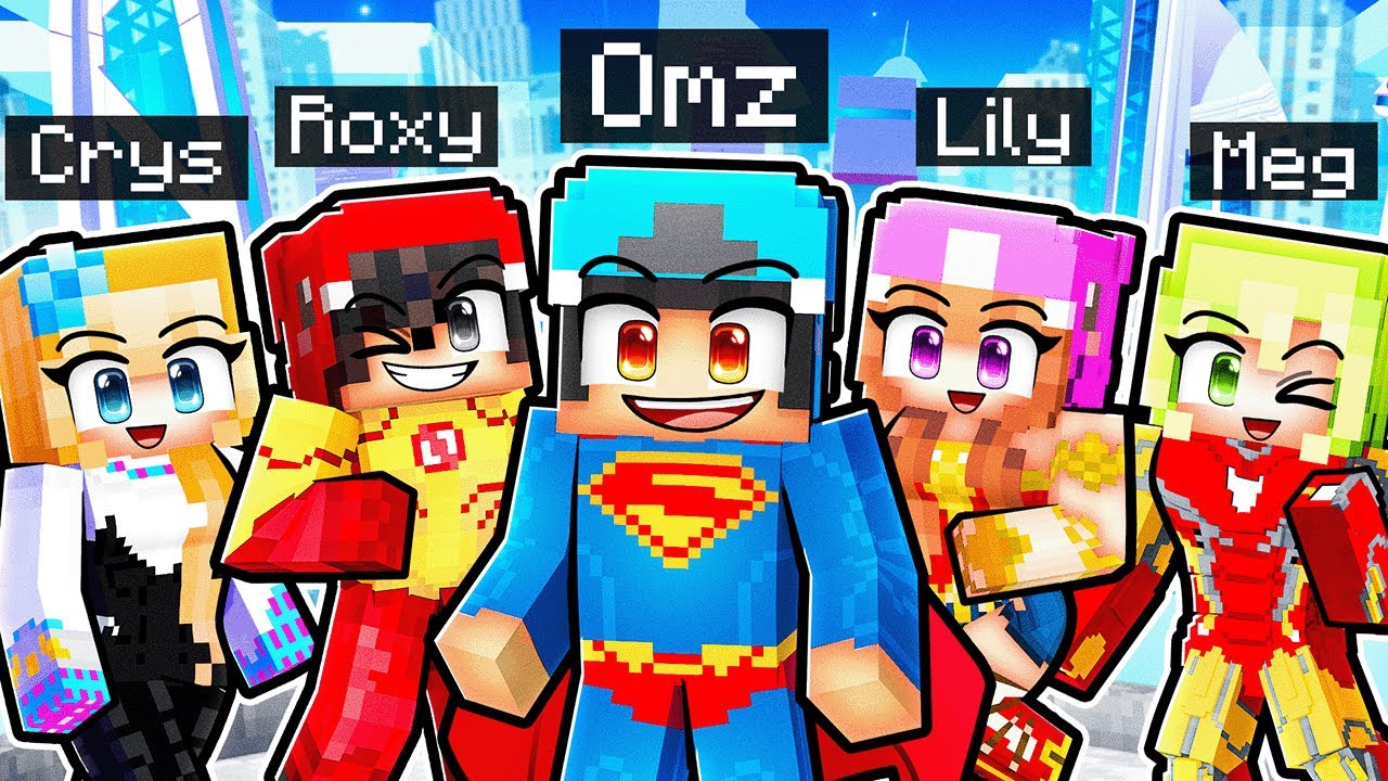 My Friends Are SUPERHEROS In Minecraft!