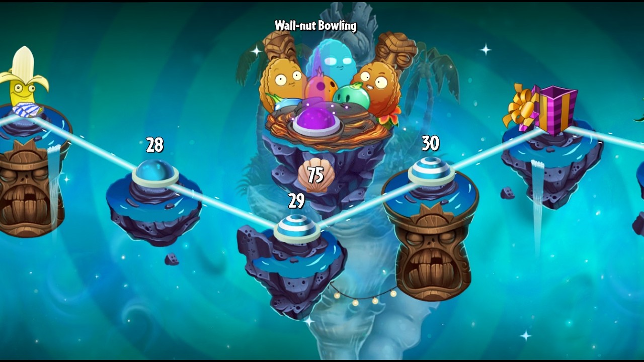 Прохождение бесконечного боулинга 73-74 уровень в сложном PvZ Gardenless