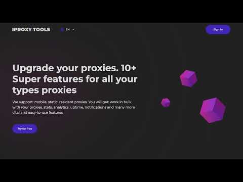 iProxy.tools - manage and control all your proxies. 10+ convenient features to upgrade your proxies