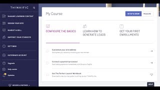 How to upload your course into Thinkific