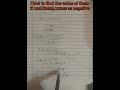 How to find the value of angle if the cosine ( angle ) comes as negative ?