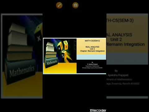 Riemann integration -