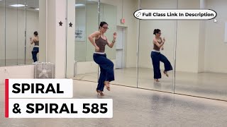 Learn Salsa On2 Essentials Foundation Steps: Spiral & Spiral 585 