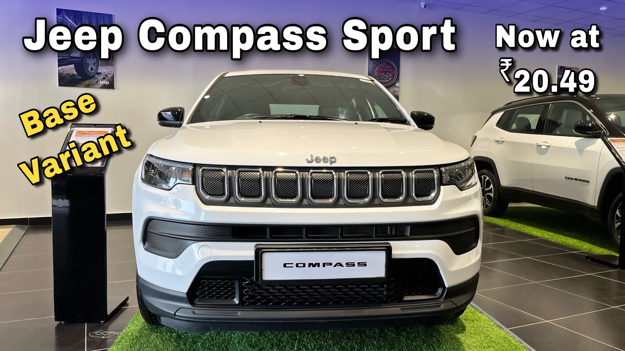 Jeep Compass Sports manual Base variant toughest 5 seater car ₹20.
