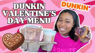 The NEW Dunkin' Valentine's Menu is Insane