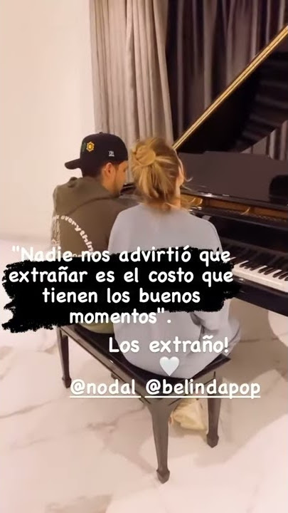 #Belinda y #ChristianNodal #LuzSinGravedad #Nodeli 🐼🐭😍