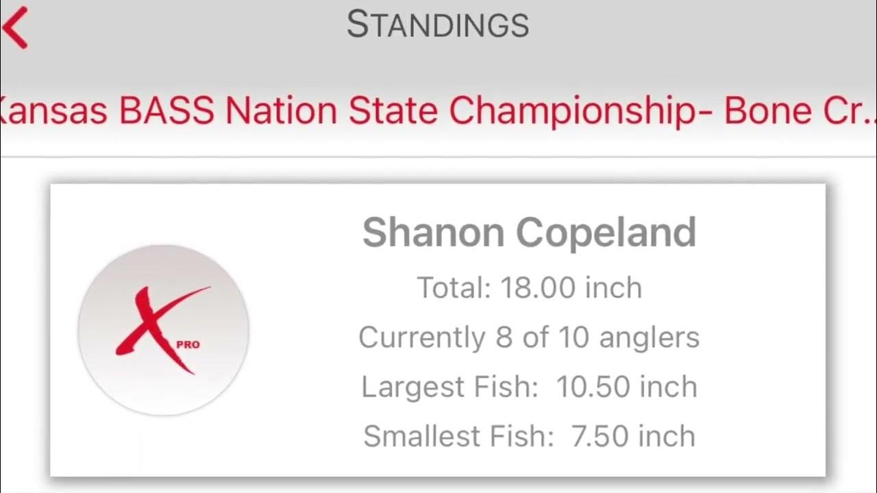 Fishing the Kansas Kayak BASS Nation 2022 in my Nucanoe Unlimited YouTube