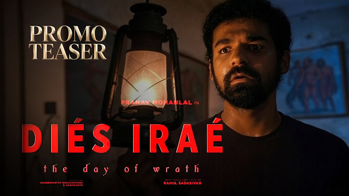 DIES IRAE The day of wrath Promo Teaser | Pranav Mohanlal | Rahul Sadasivan | NightshiftStudios