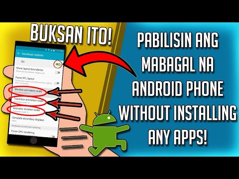 PABILISIN ANG ANDROID PHONE WITHOUT USING ANY SOFTWARE 2021!